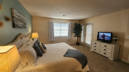 Master Bedroom with Back Porch adjoined