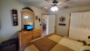 Guest Bedroom has a King Bed and Cable TV. Bathroom is Privately off the Bedroom.