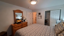 King-Size Bed, Cable TV and Adjoining Bathroom