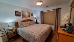 King-Size Bed, Cable TV and Adjoining Bathroom