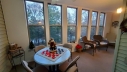 Enjoy the sun room off the living room and master bedroom. There are games including checkers.