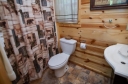 Full-Size Main Floor Bathroom has a tub/shower.