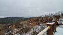 Christmas in the Ozark Mountains overlooking Table Rock Lake and Silver Dollar City.