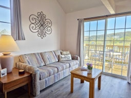 Enjoy the beautiful views of the Ozark Mountains from the living room.