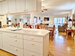 The kitchen is fully stocked with everything you will need to make a nice meal.