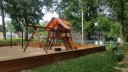 Playground, Doggie Park, BBQ Grills next to Lake Taneycomo.